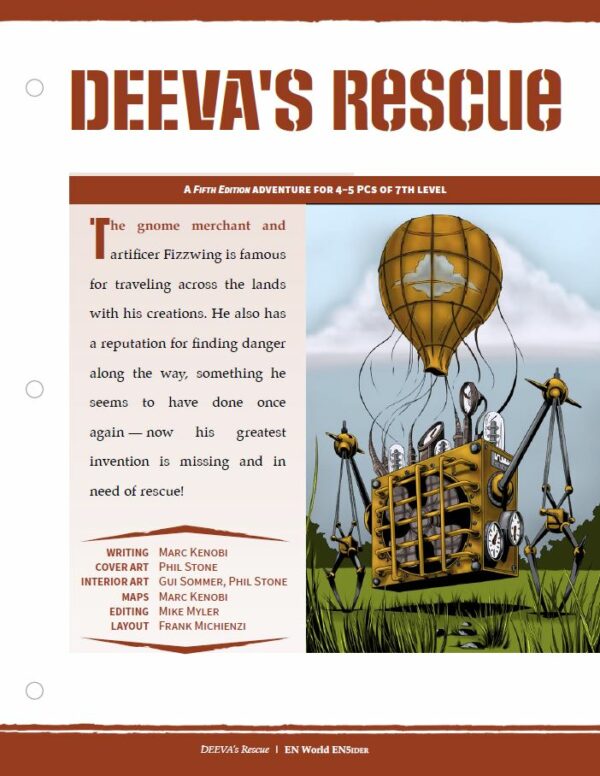 EN5ider #449 – Adventure: DEEVA’s Rescue
