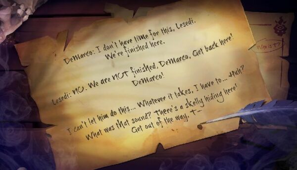 Sea of Thieves Offers a Recap of Its Who Killed DeMarco Mystery and Teases With New Clue