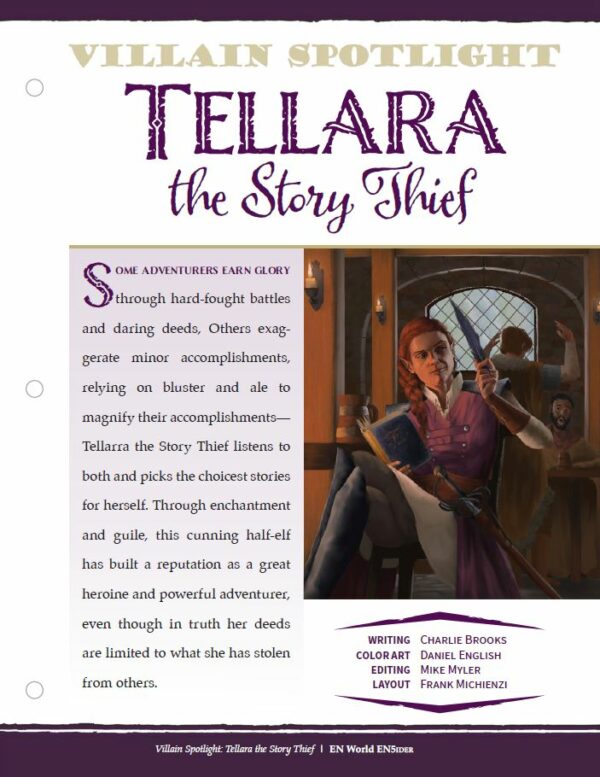 EN5ider #492 – Villain Spotlight: Tellara the Story Thief